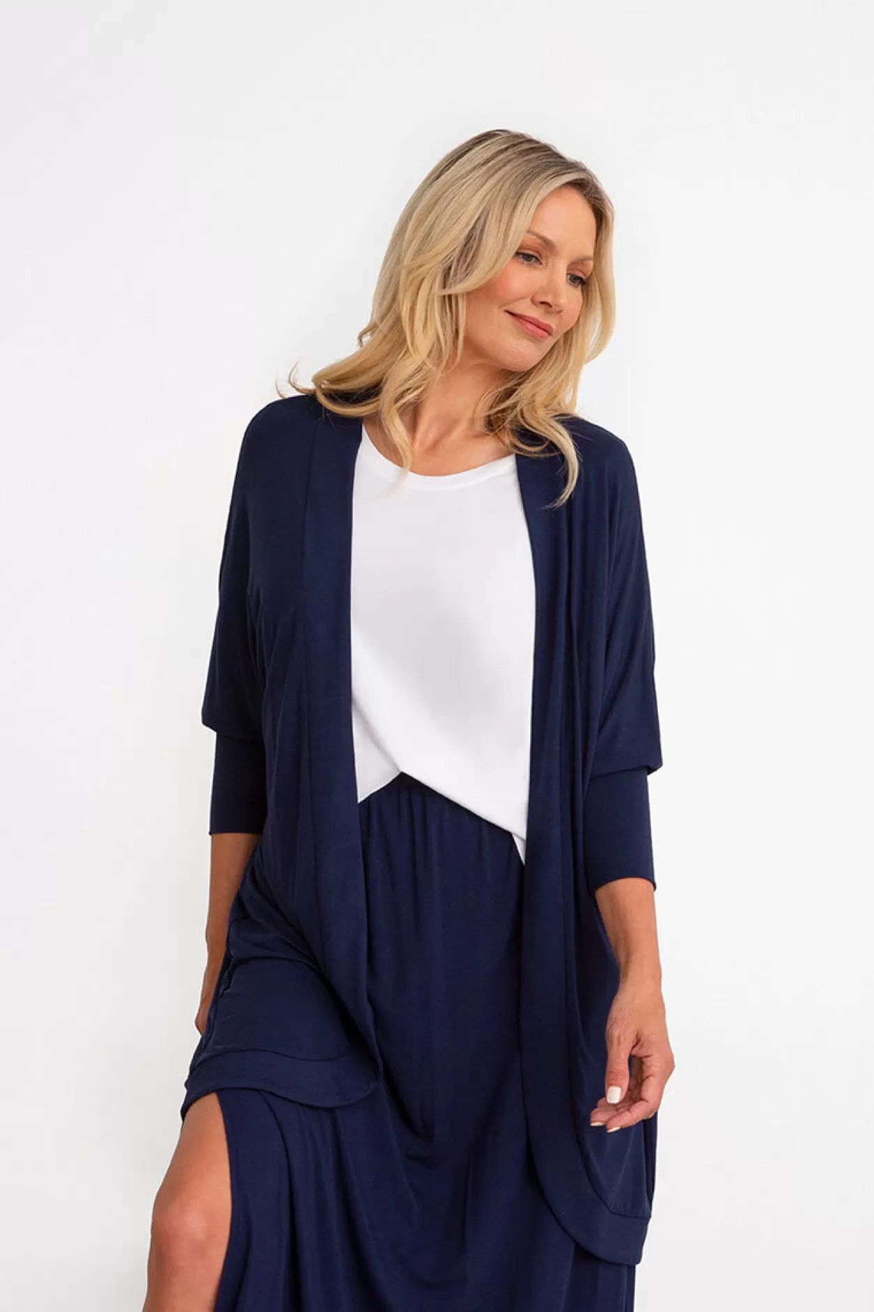 Women Sympli Bamboo Cocoon Cardi