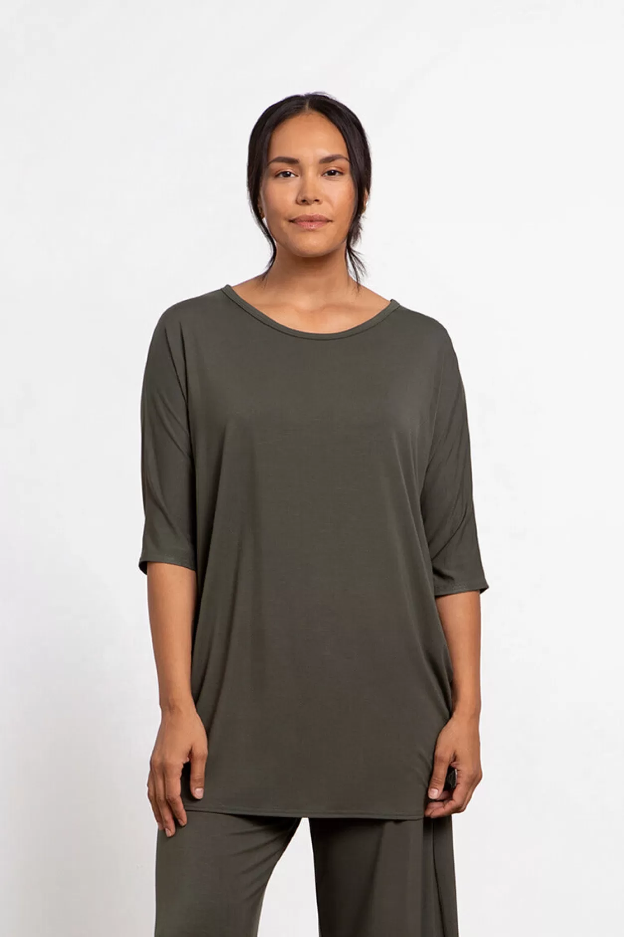 Women Sympli Bamboo Crisscross Tunic