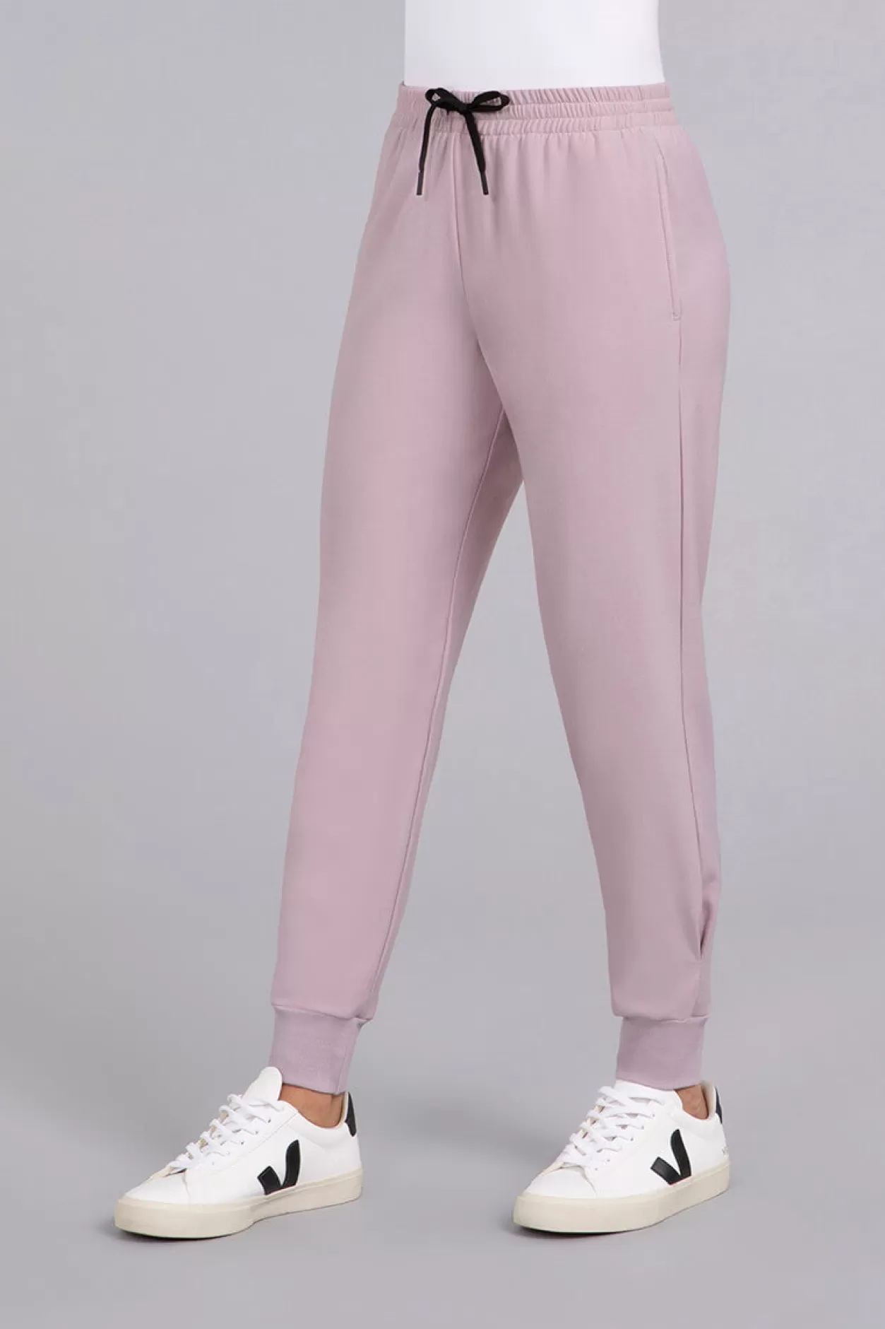 Women Sympli Bamboo Fleece Pleat Hem Jogger