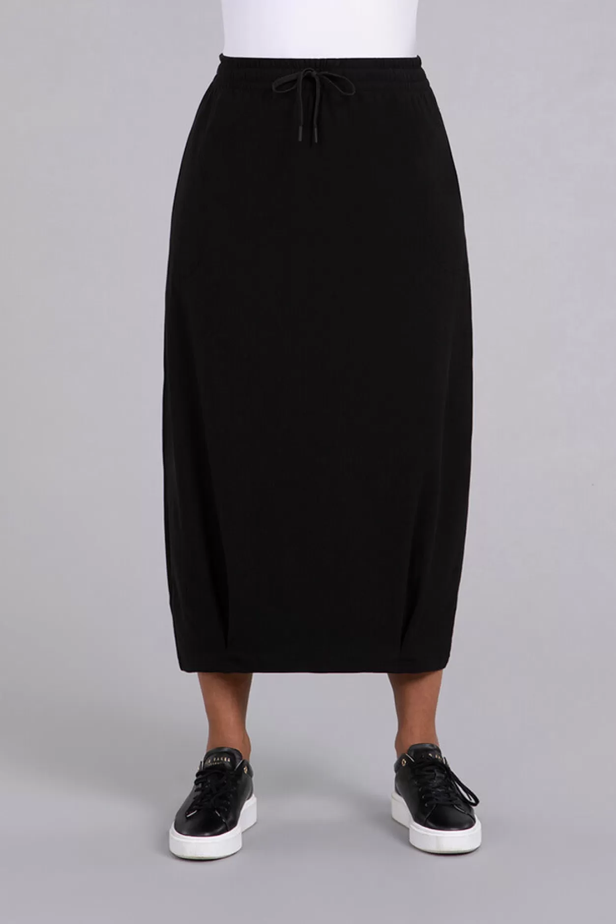 Women Sympli Bamboo Fleece Pleat Hem Skirt