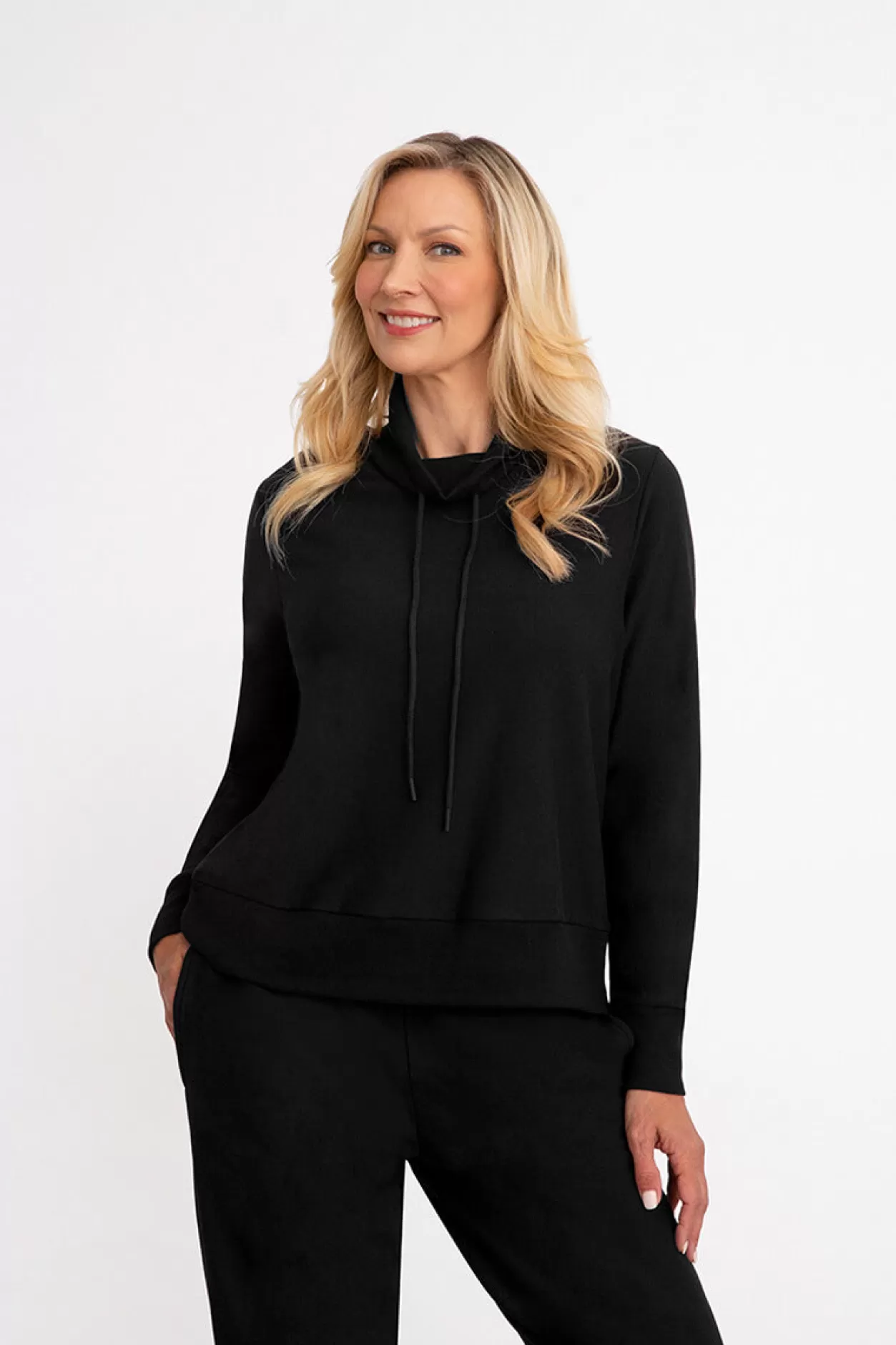 Women Sympli Bamboo Fleece Sweatshirt Long Sleeve