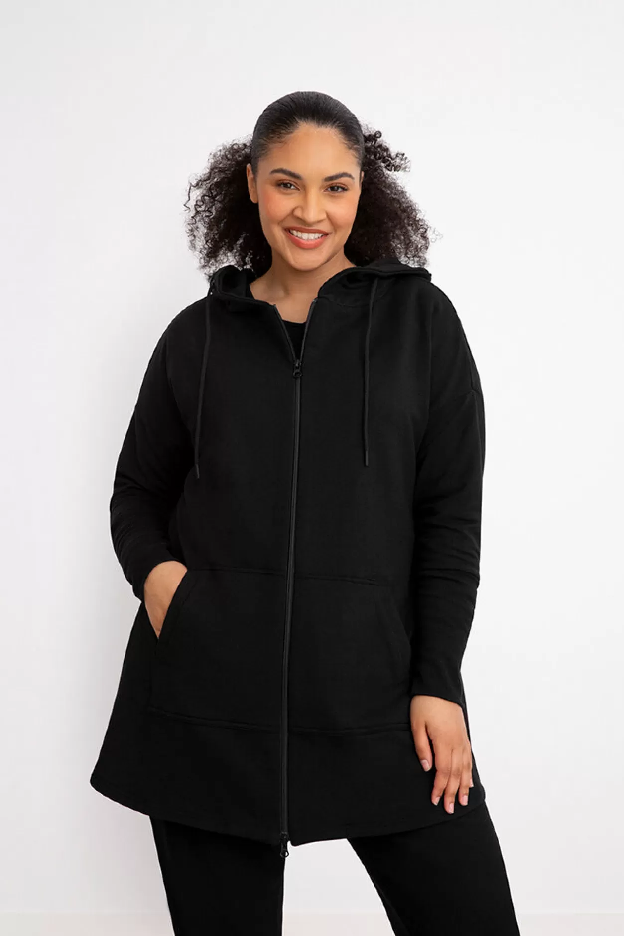 Women Sympli Bamboo Fleece Zip Up