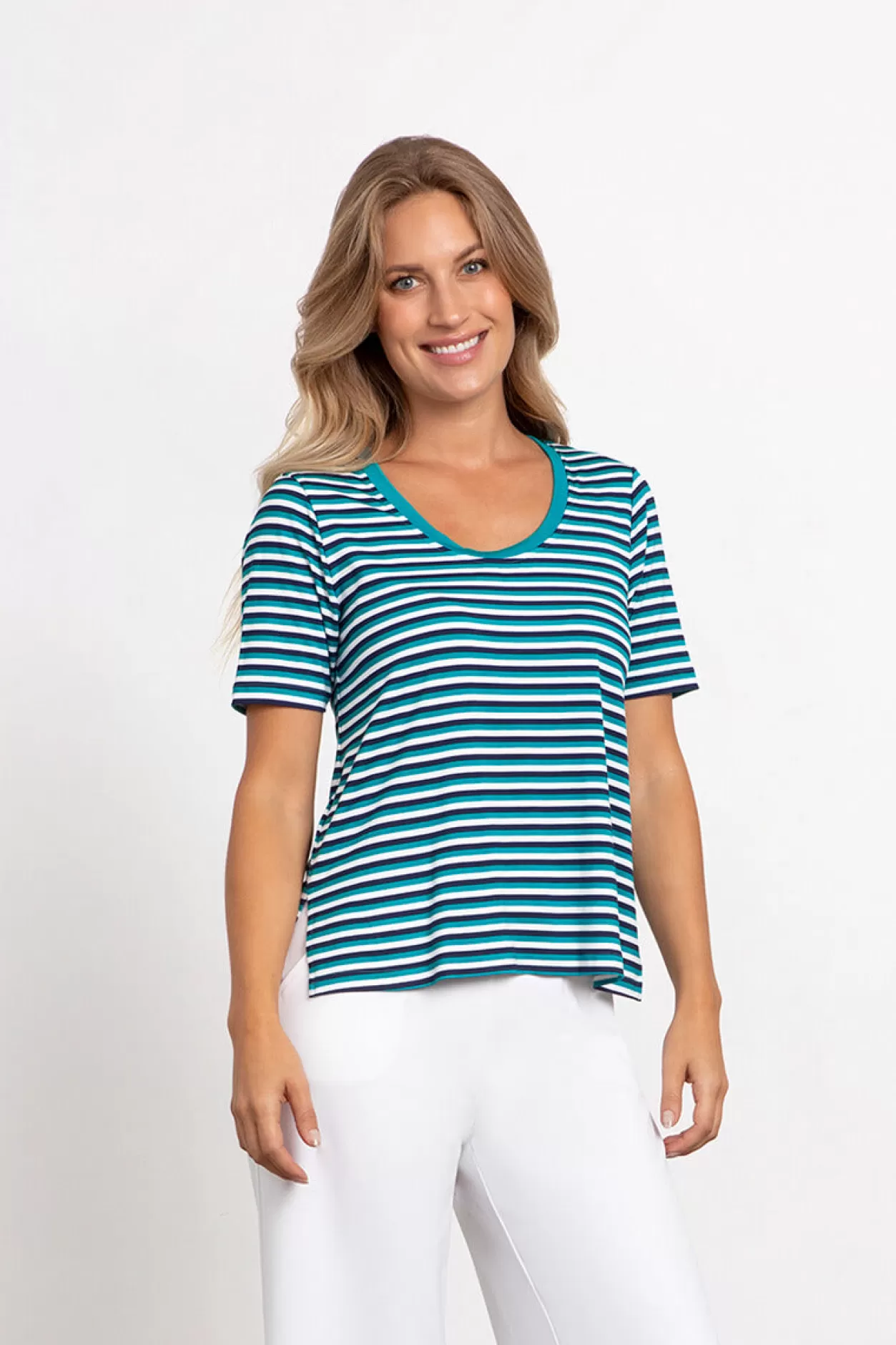 Women Sympli Bamboo Scoop Neck T