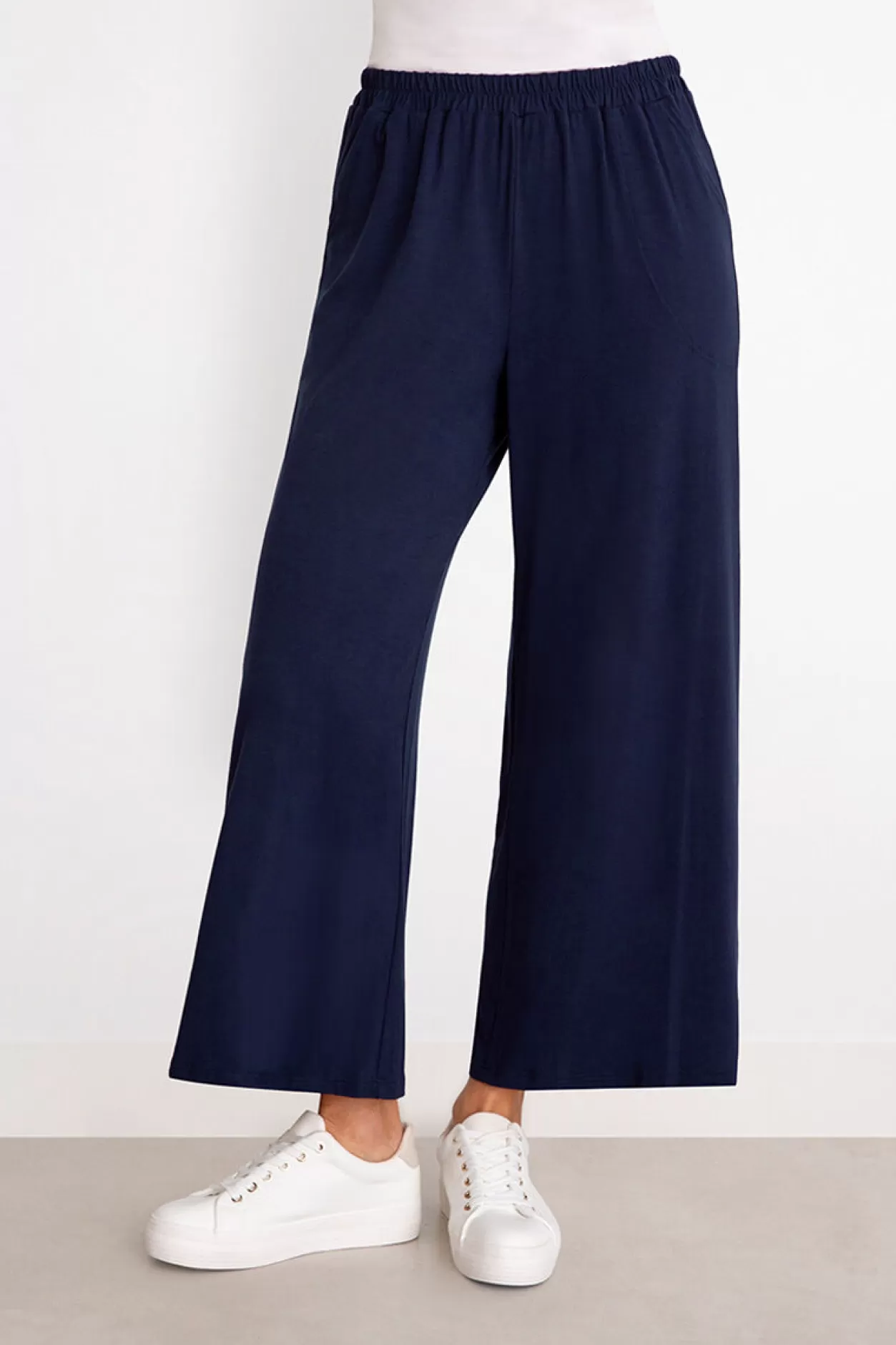 Women Sympli Bamboo Wide Leg Ankle Pant