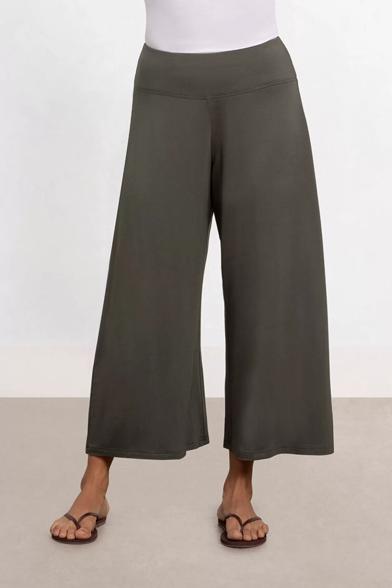 Women Sympli Bamboo Wide Leg Crop