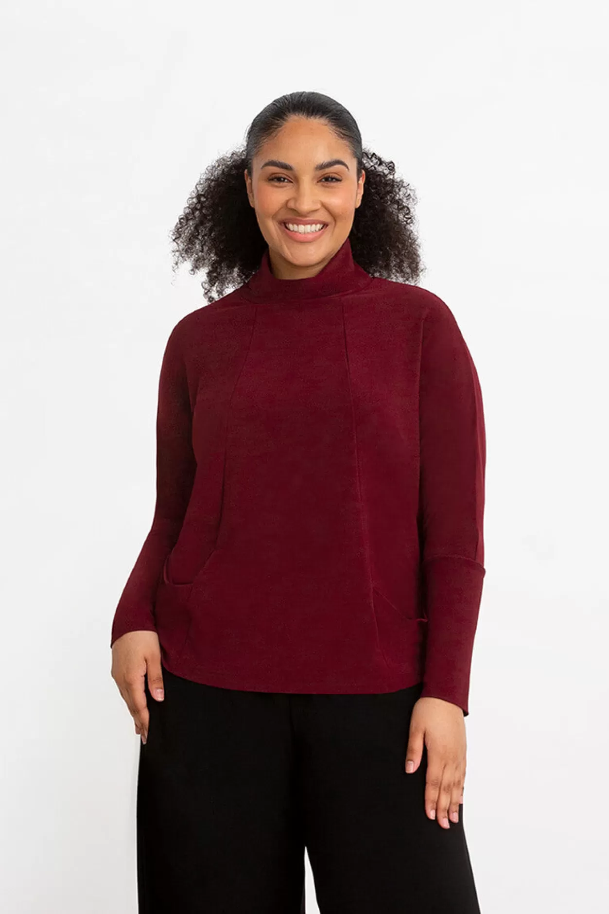 Women Sympli Boxy Pocket Top