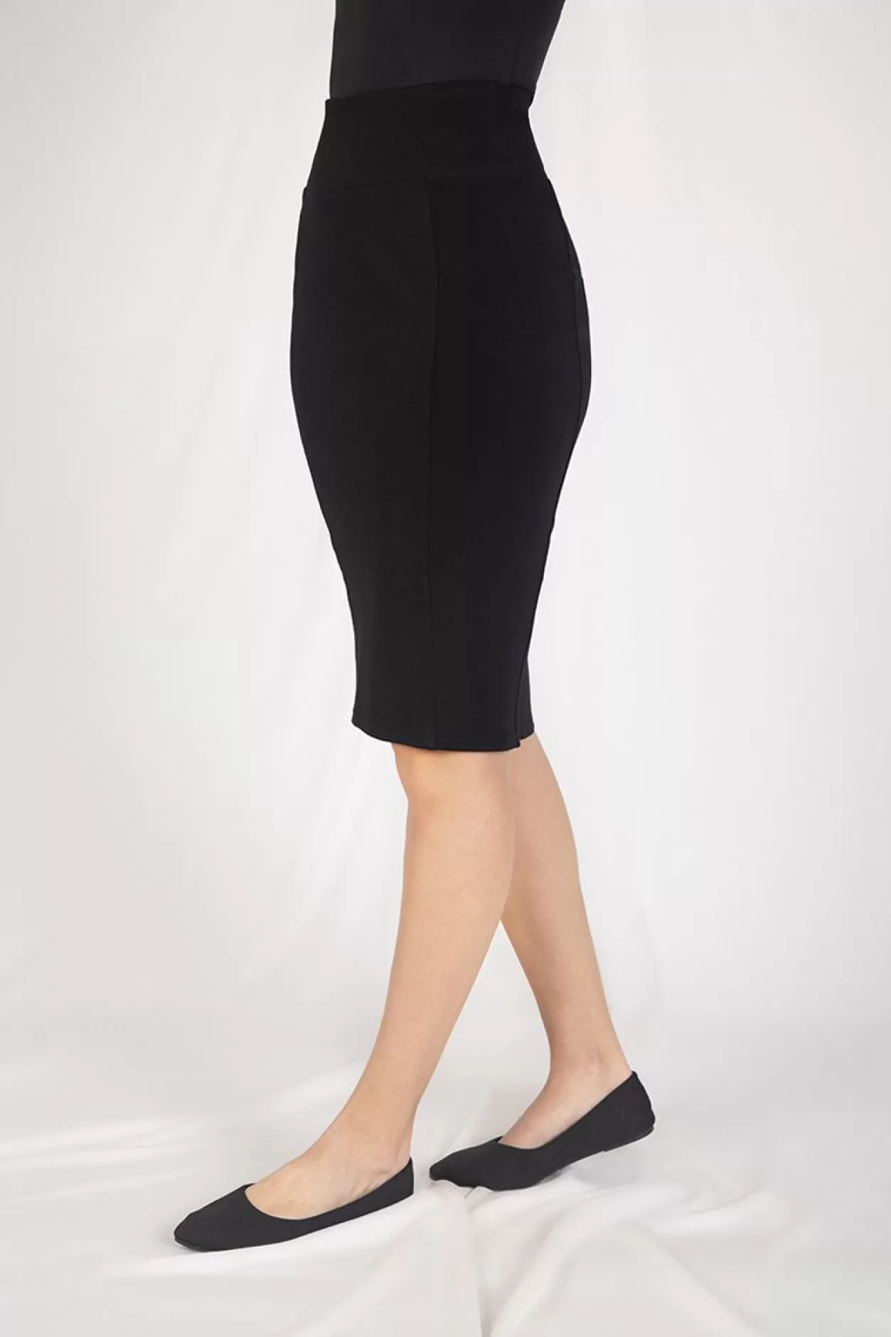 Women Sympli Cinch Mix Pencil Skirt Short