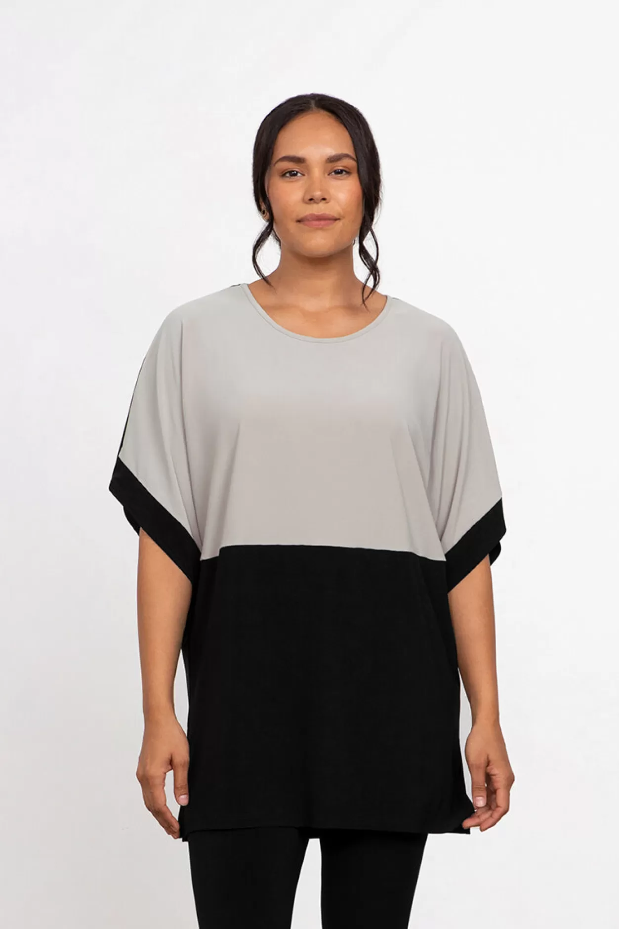 Women Sympli Colour Block Boxy Tunic