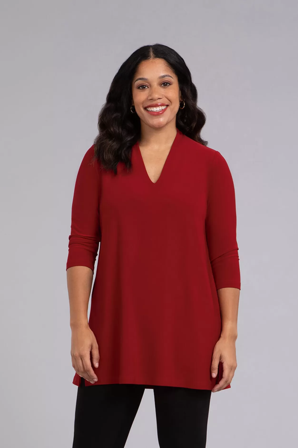 Women Sympli Deep V Tunic