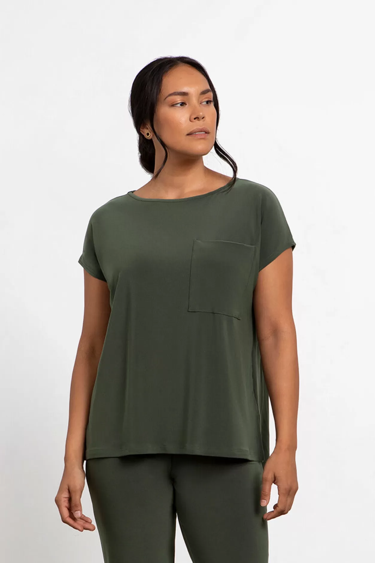 Women Sympli Dolman Pocket Top