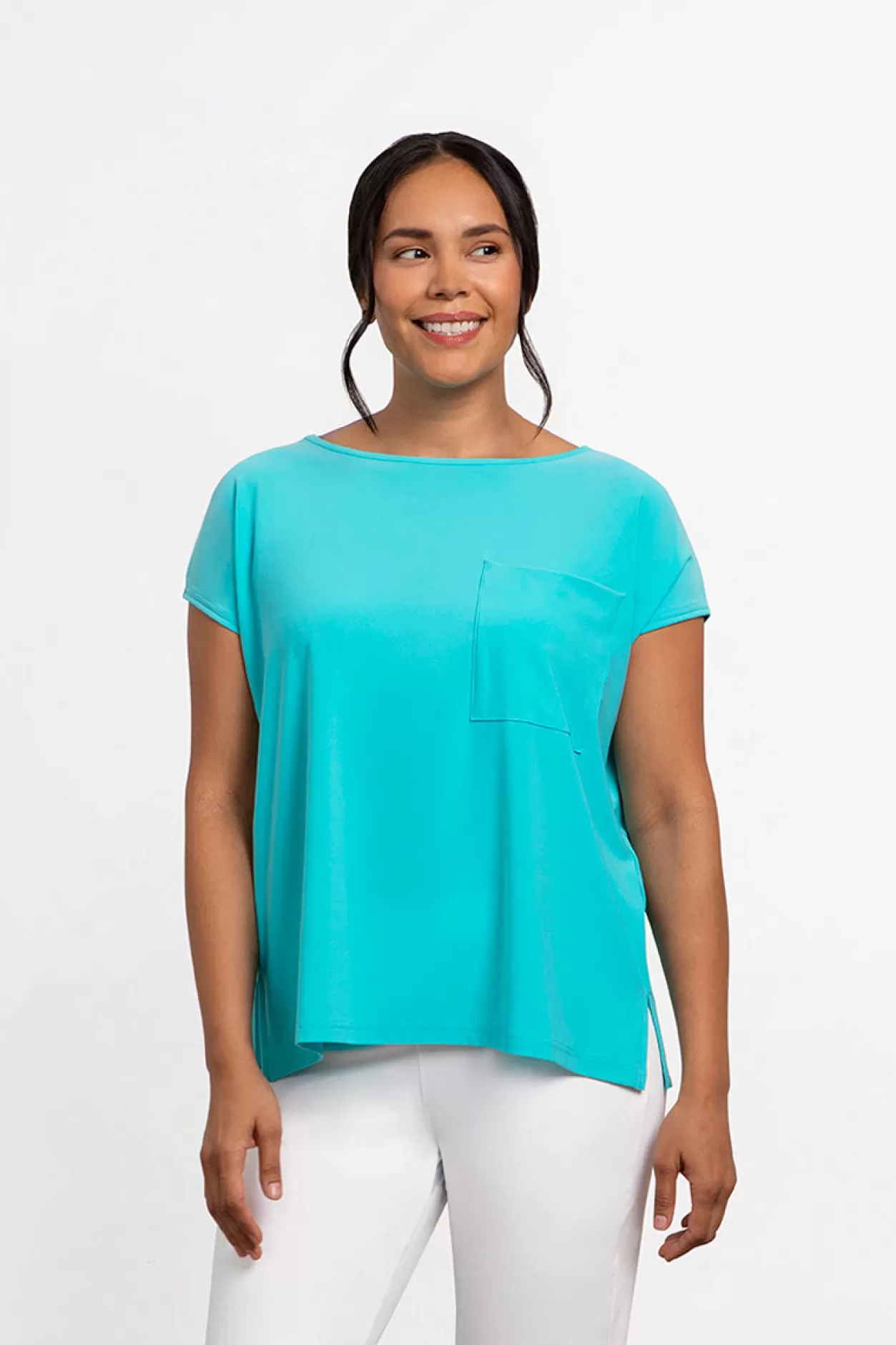 Women Sympli Dolman Pocket Top