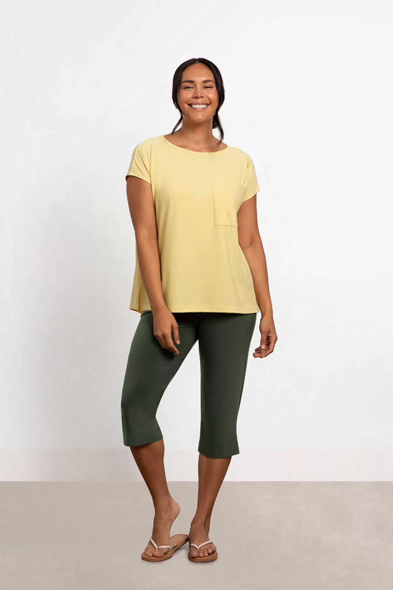 Women Sympli Dolman Pocket Top