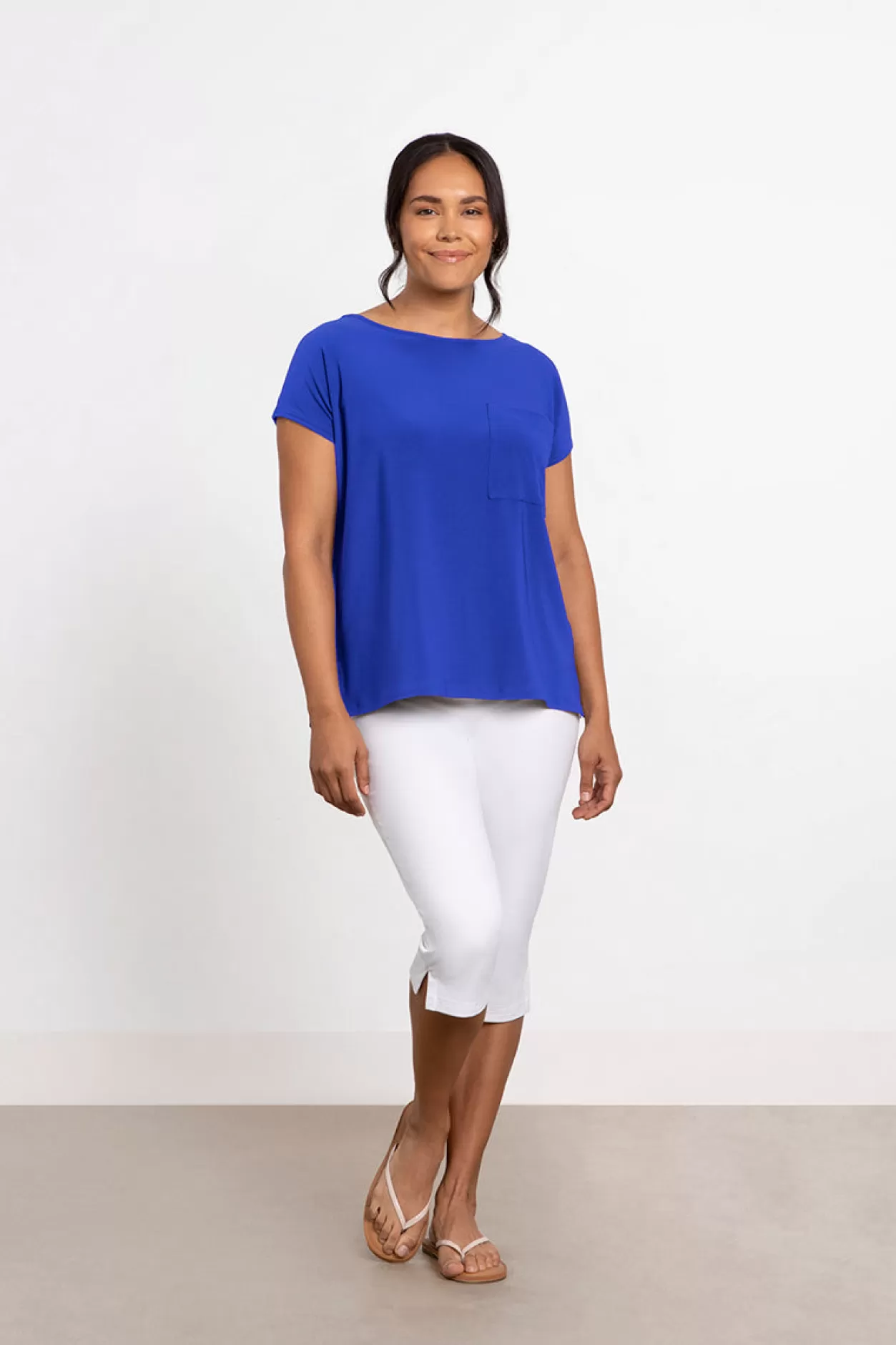 Women Sympli Dolman Pocket Top