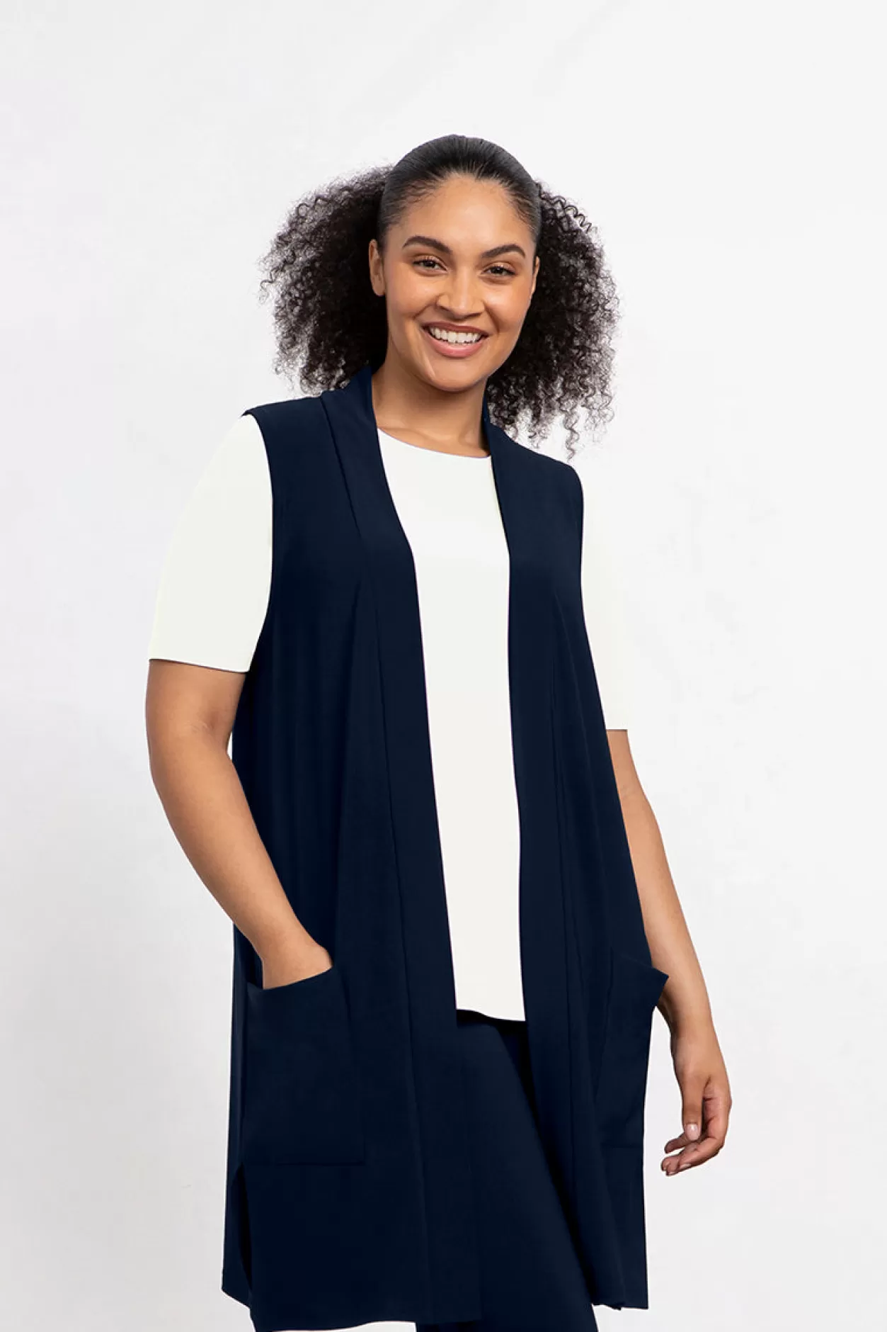 Women Sympli Essential Vest Midi