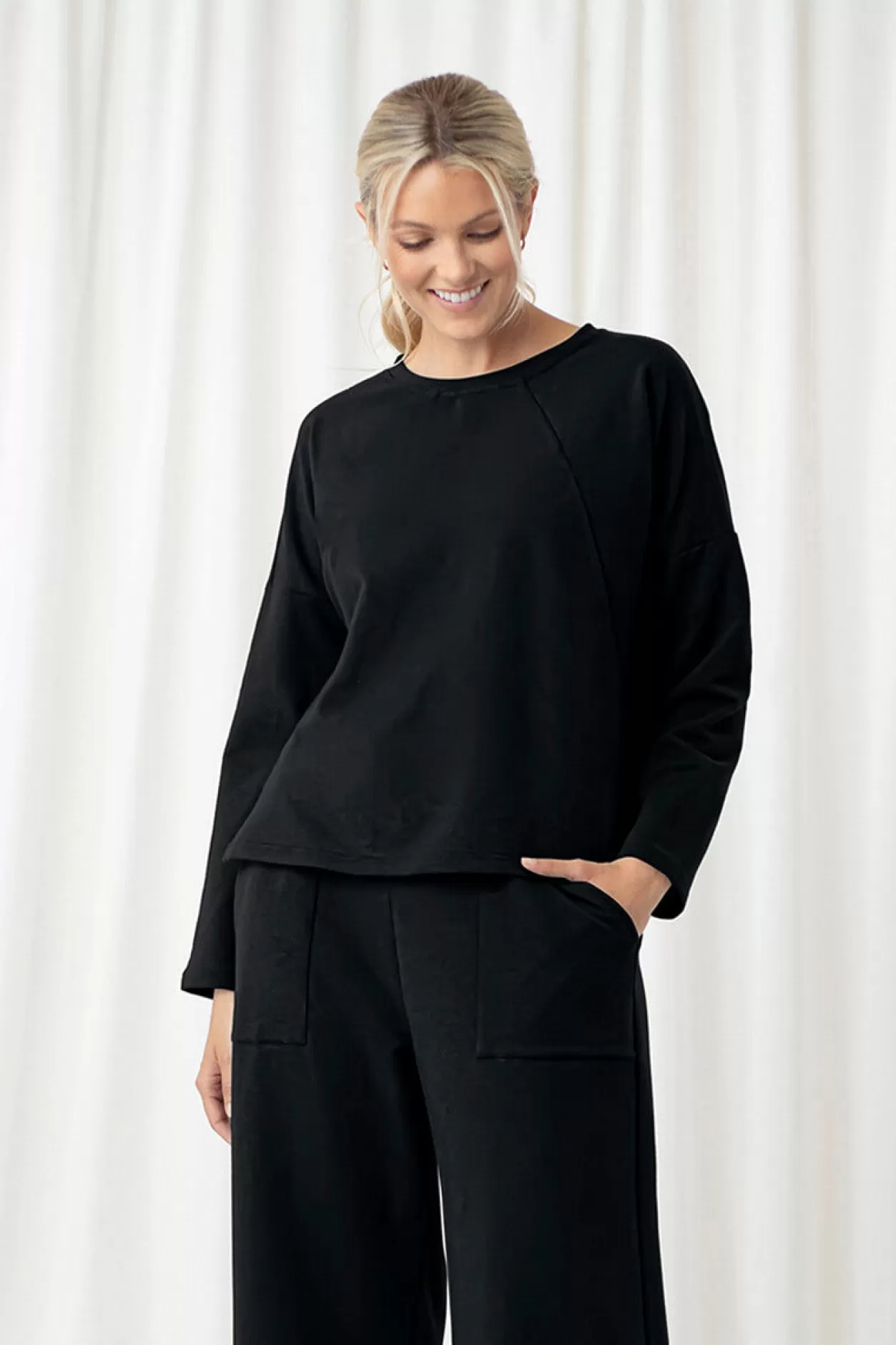 Women Sympli French Terry Pullover