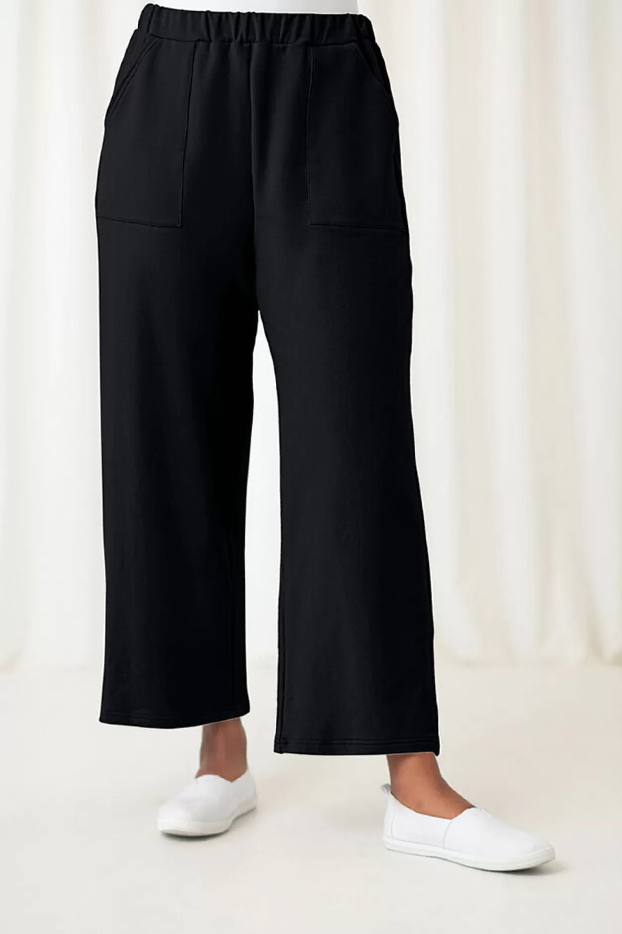 Women Sympli French Terry Wide Leg Pant