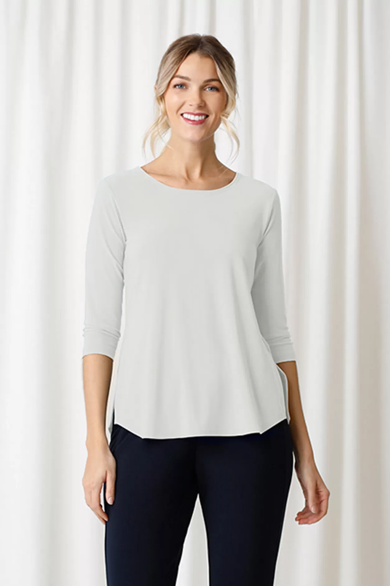 Women Sympli Go To Classic T-Shirt Relax 3/4 Sleeve