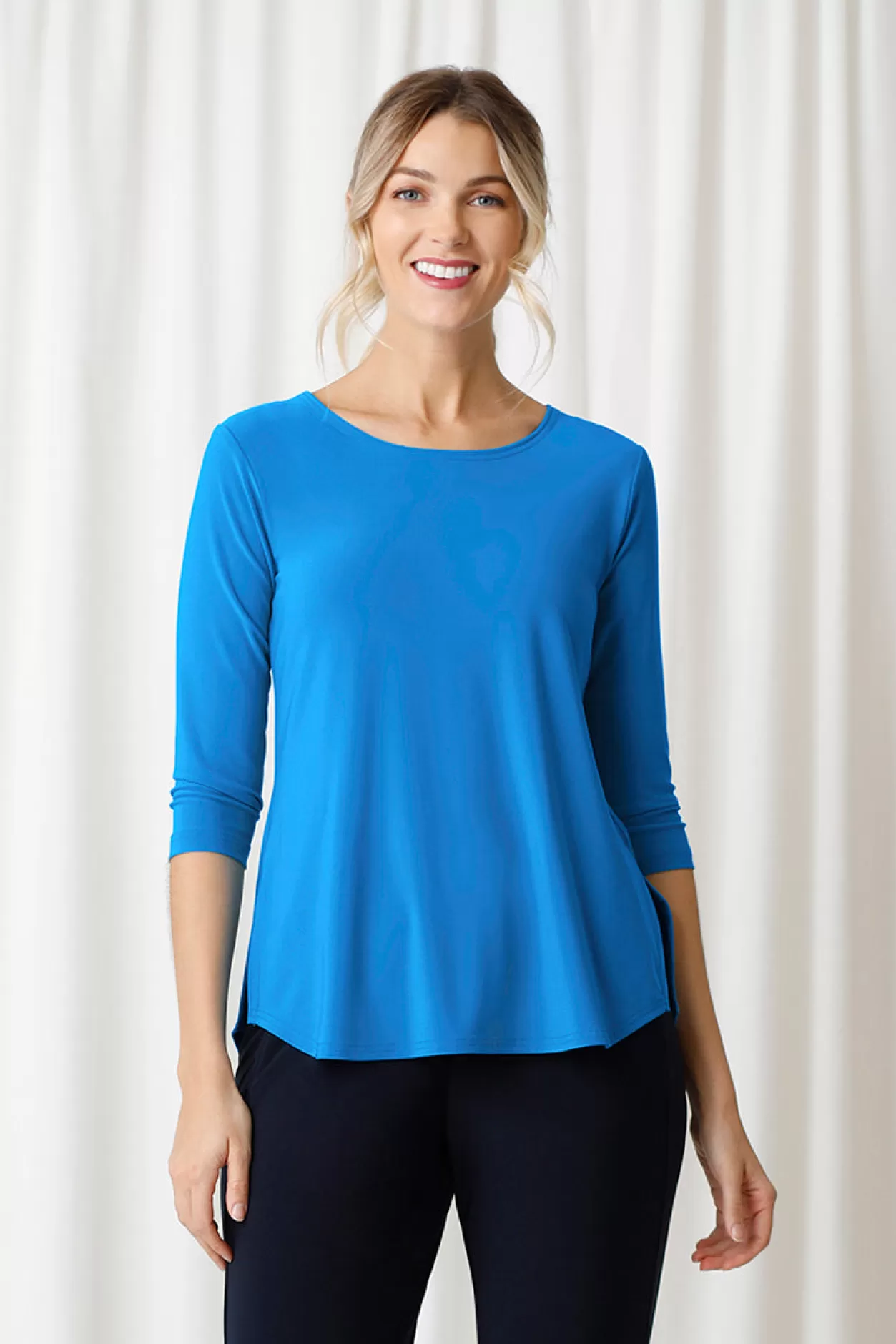 Women Sympli Go To Classic T-Shirt Relax 3/4 Sleeve