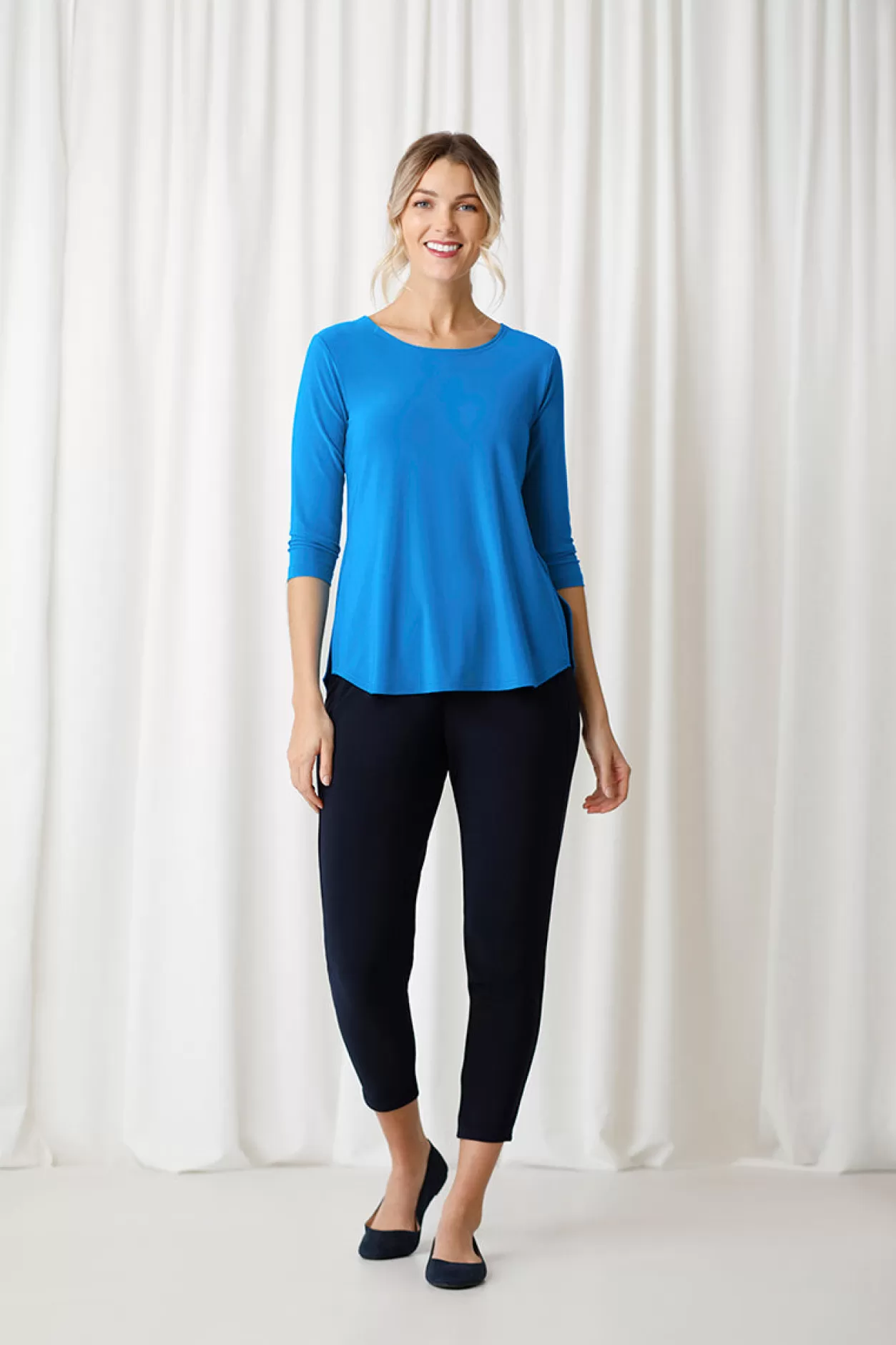 Women Sympli Go To Classic T-Shirt Relax 3/4 Sleeve