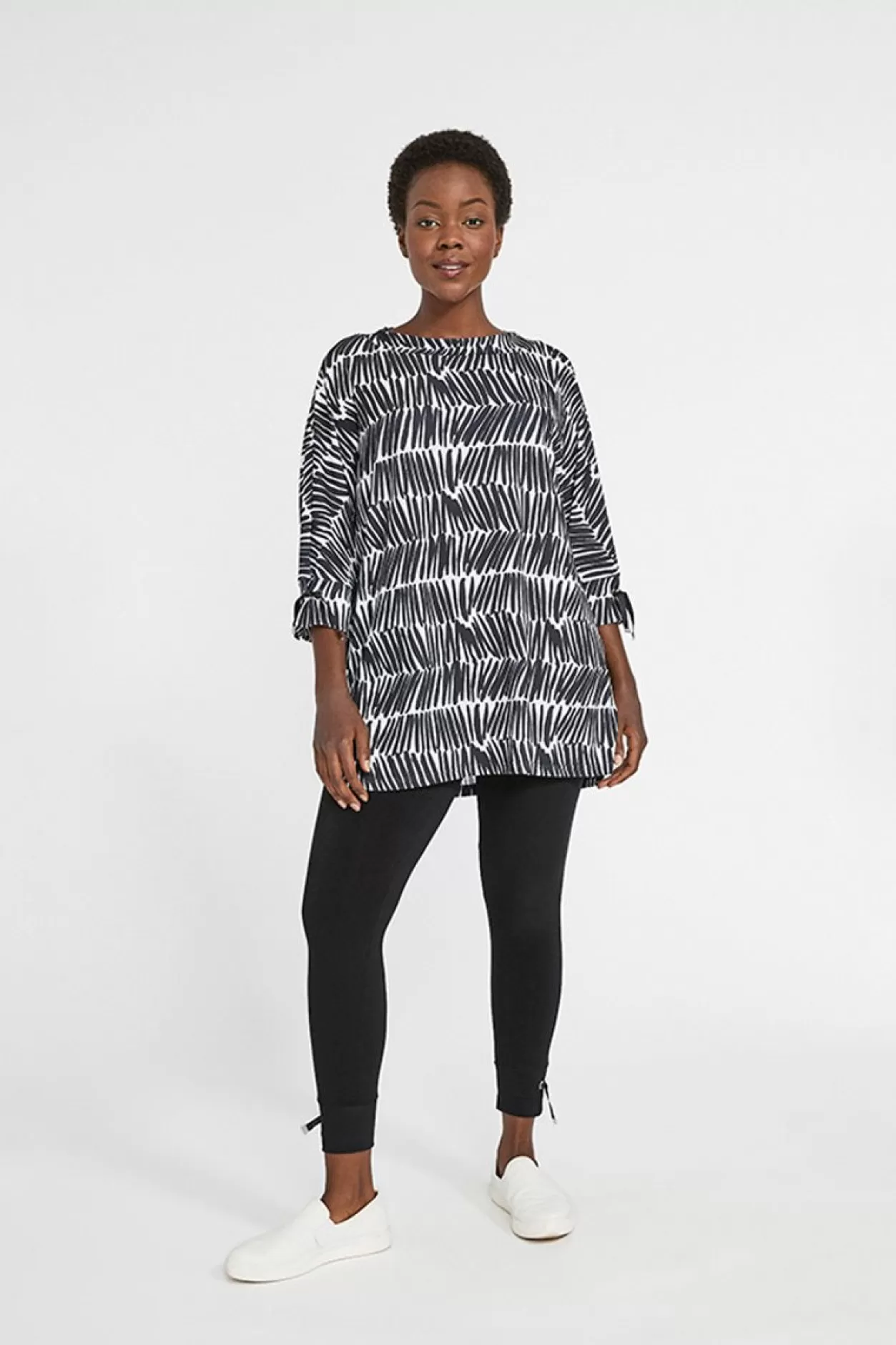 Women Sympli Halo Tie Cuff Tunic