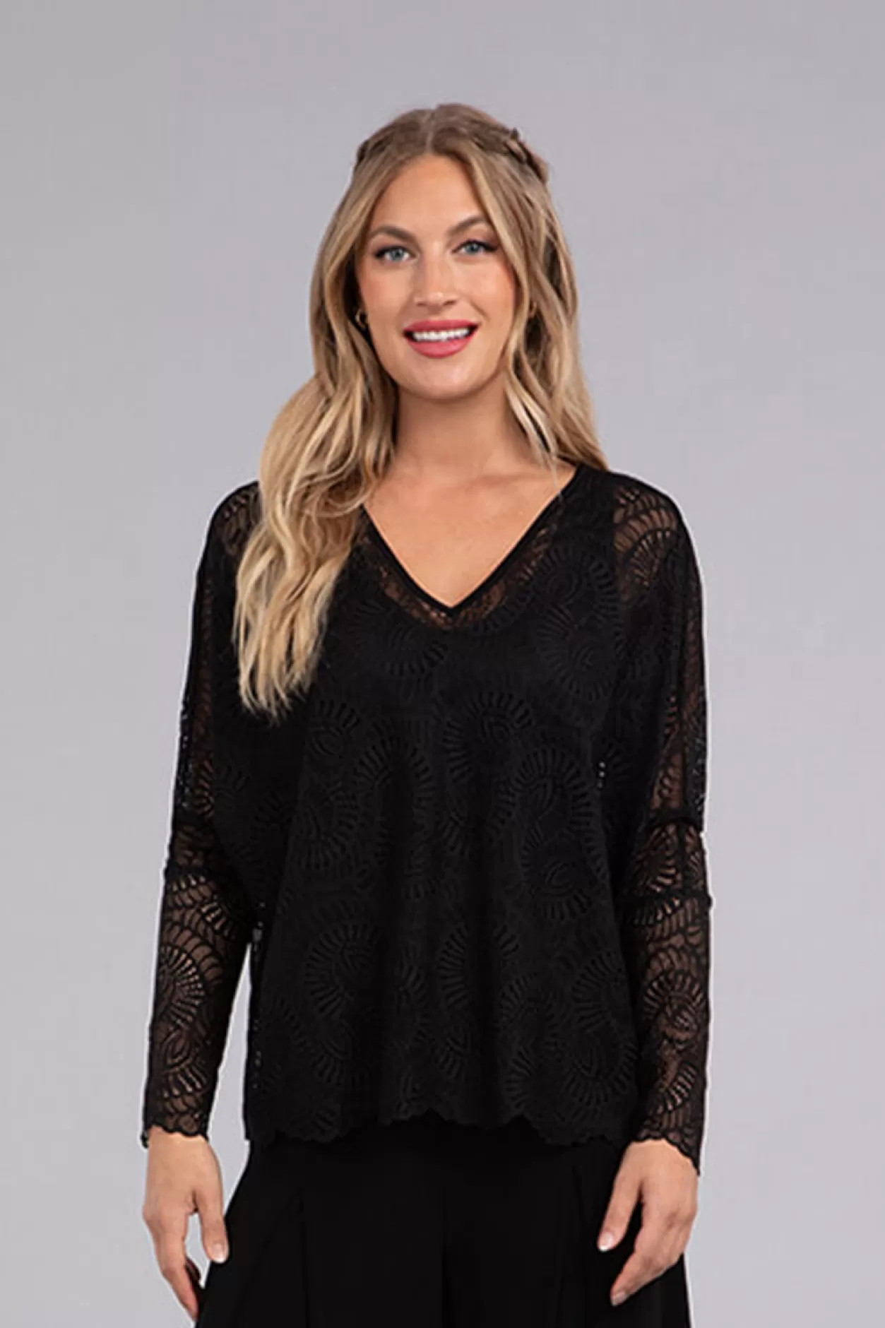 Women Sympli Lace Reversible Cinch Top