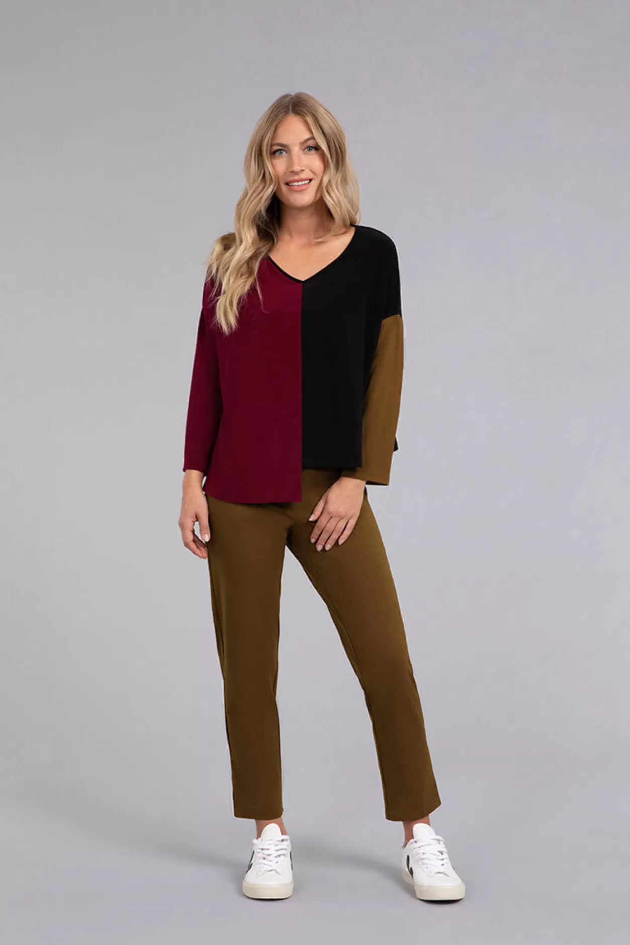 Women Sympli Lux Yoke Narrow Pant Midi