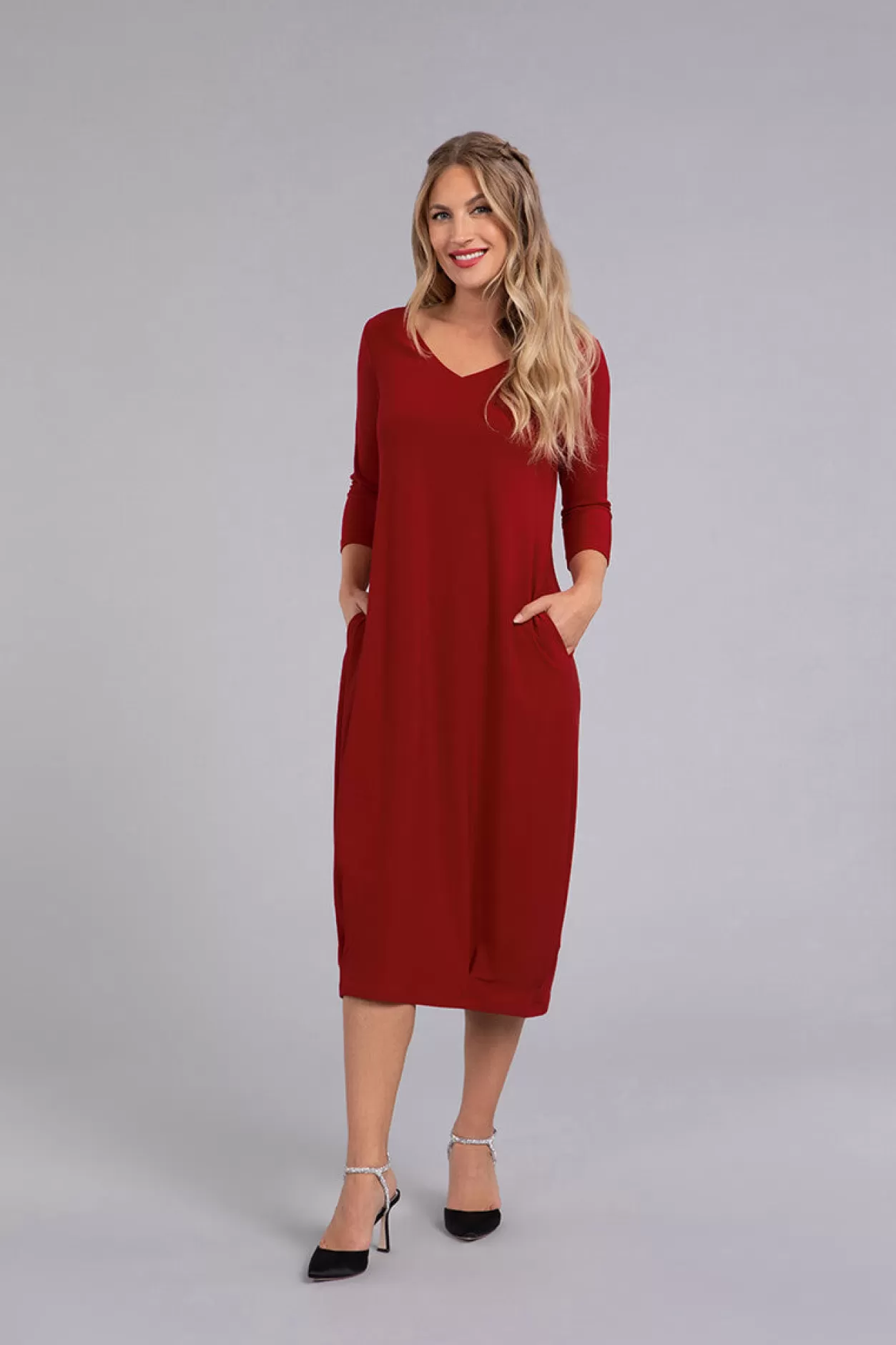 Women Sympli Reversible Narrow Lantern Dress