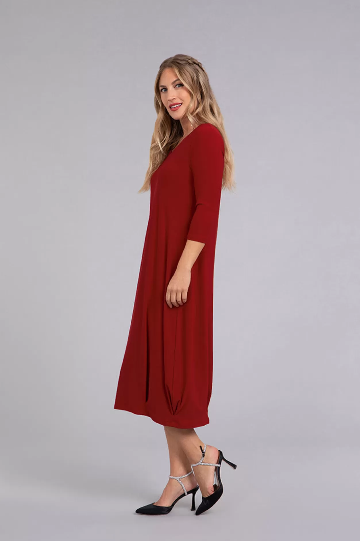 Women Sympli Reversible Narrow Lantern Dress