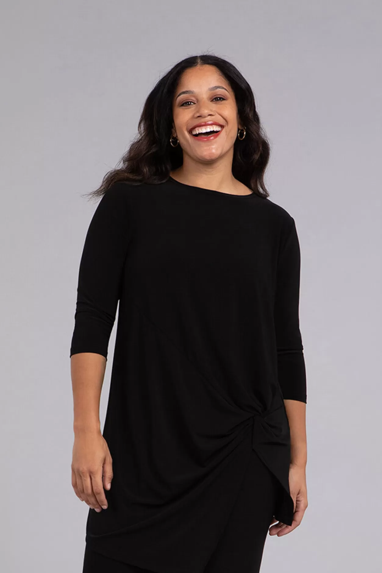 Women Sympli Side Twist Tunic