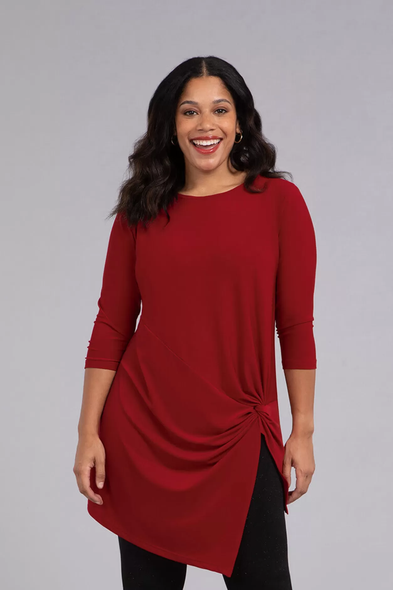 Women Sympli Side Twist Tunic