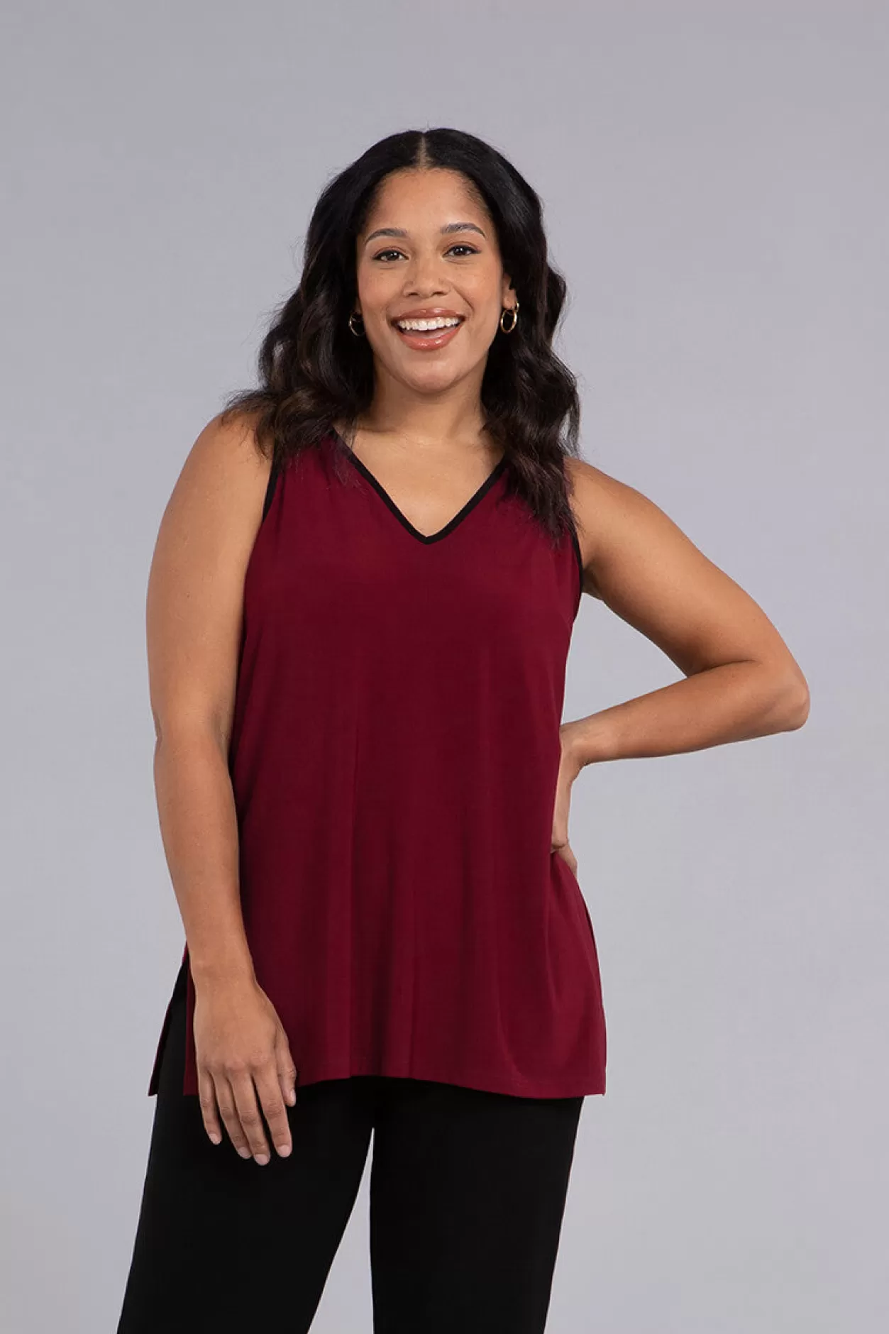 Women Sympli Tipped Reversible Go To Tank Relax