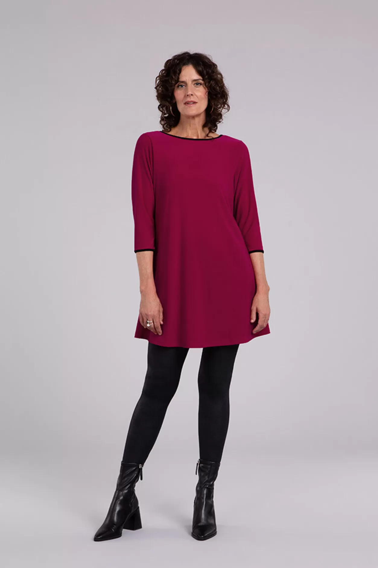 Women Sympli Tipped Reversible Trapeze Tunic