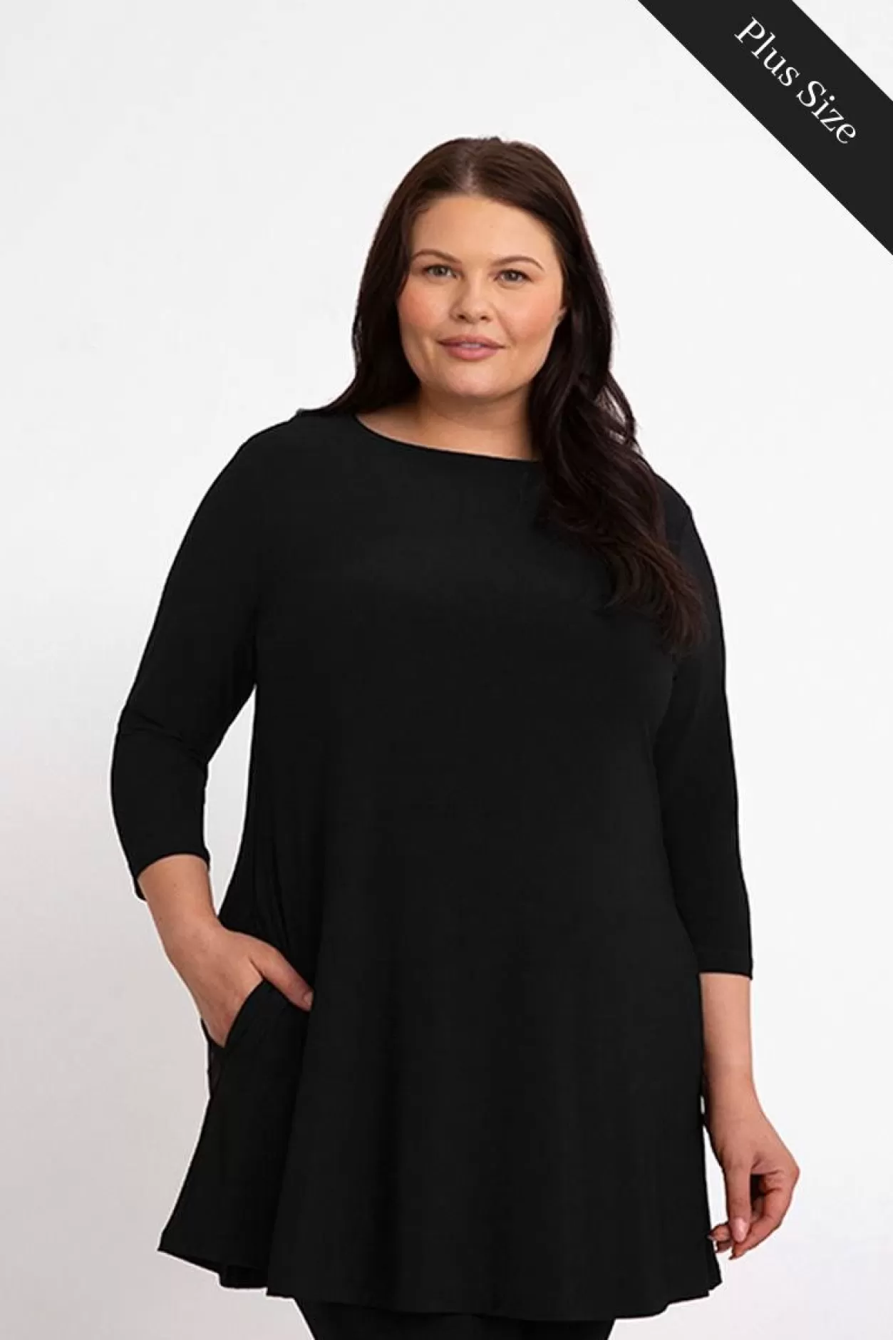 Women Sympli Trapeze Tunic Plus