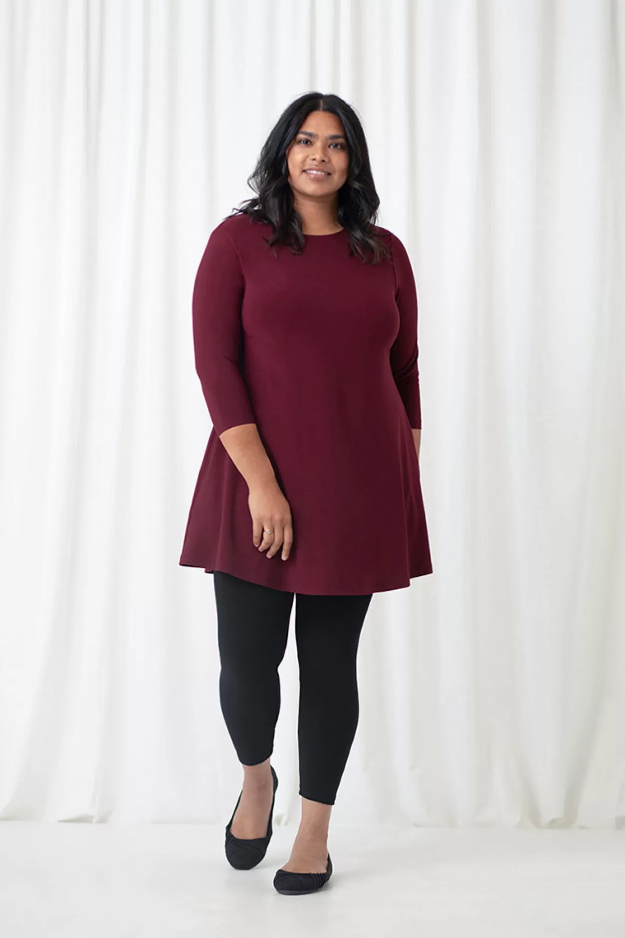 Women Sympli Trapeze Tunic Plus