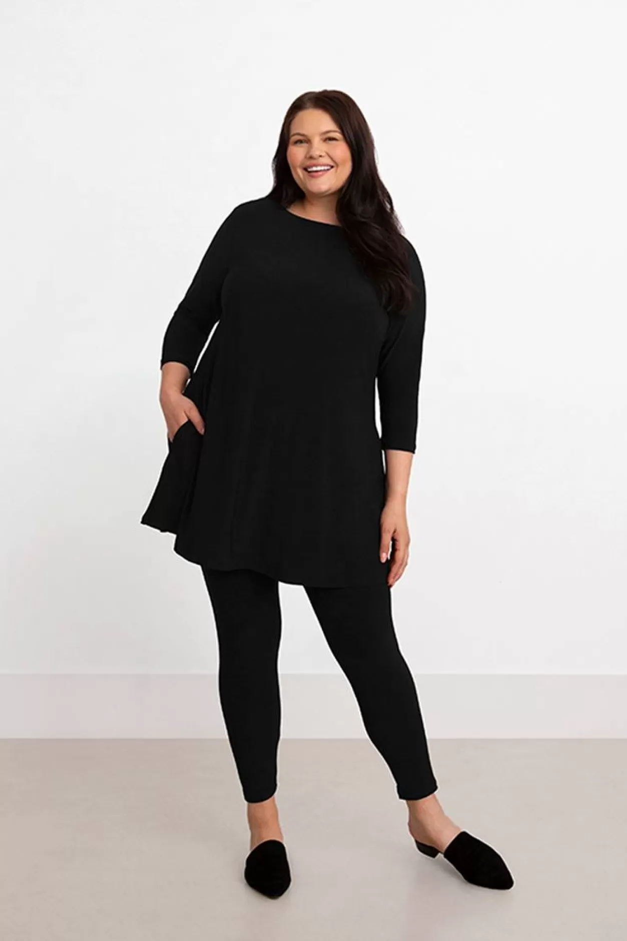 Women Sympli Trapeze Tunic Plus