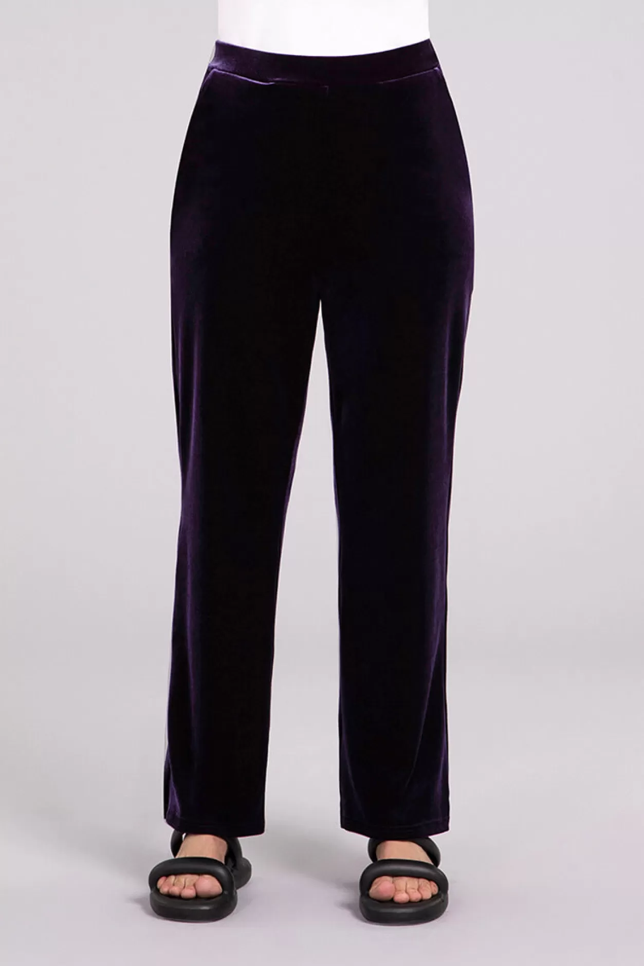 Women Sympli Velvet Straight Leg Pant