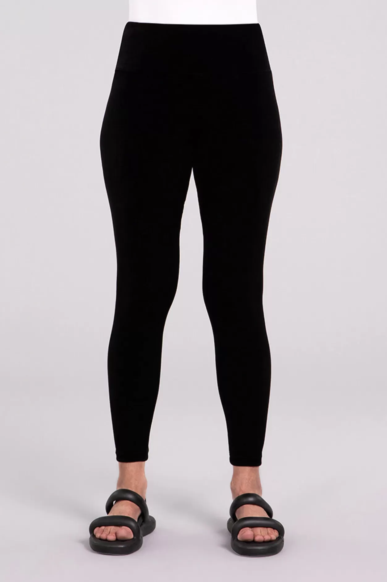 Women Sympli Velvet Yoke Legging