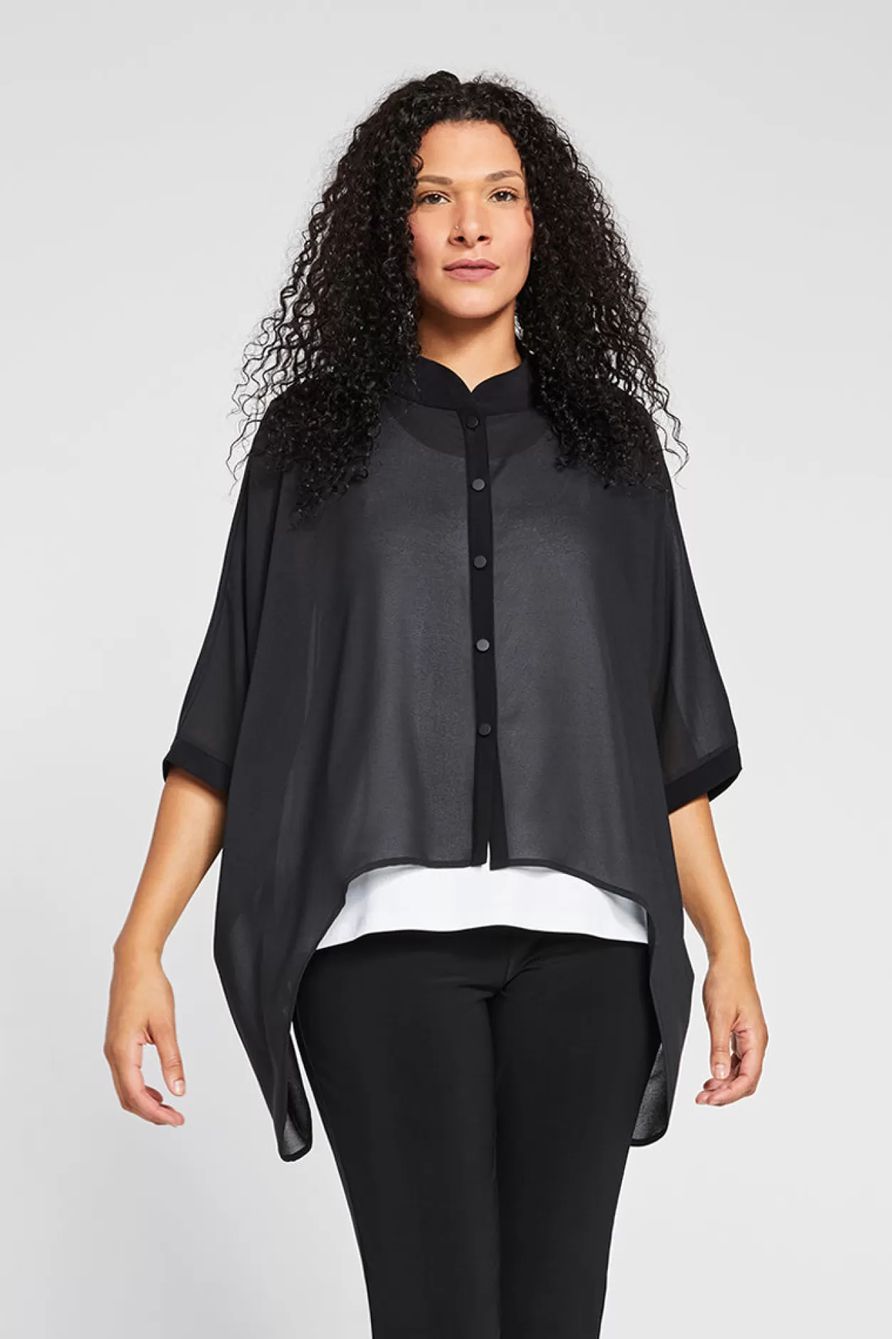 Women Sympli Whisper Boxy Shirt