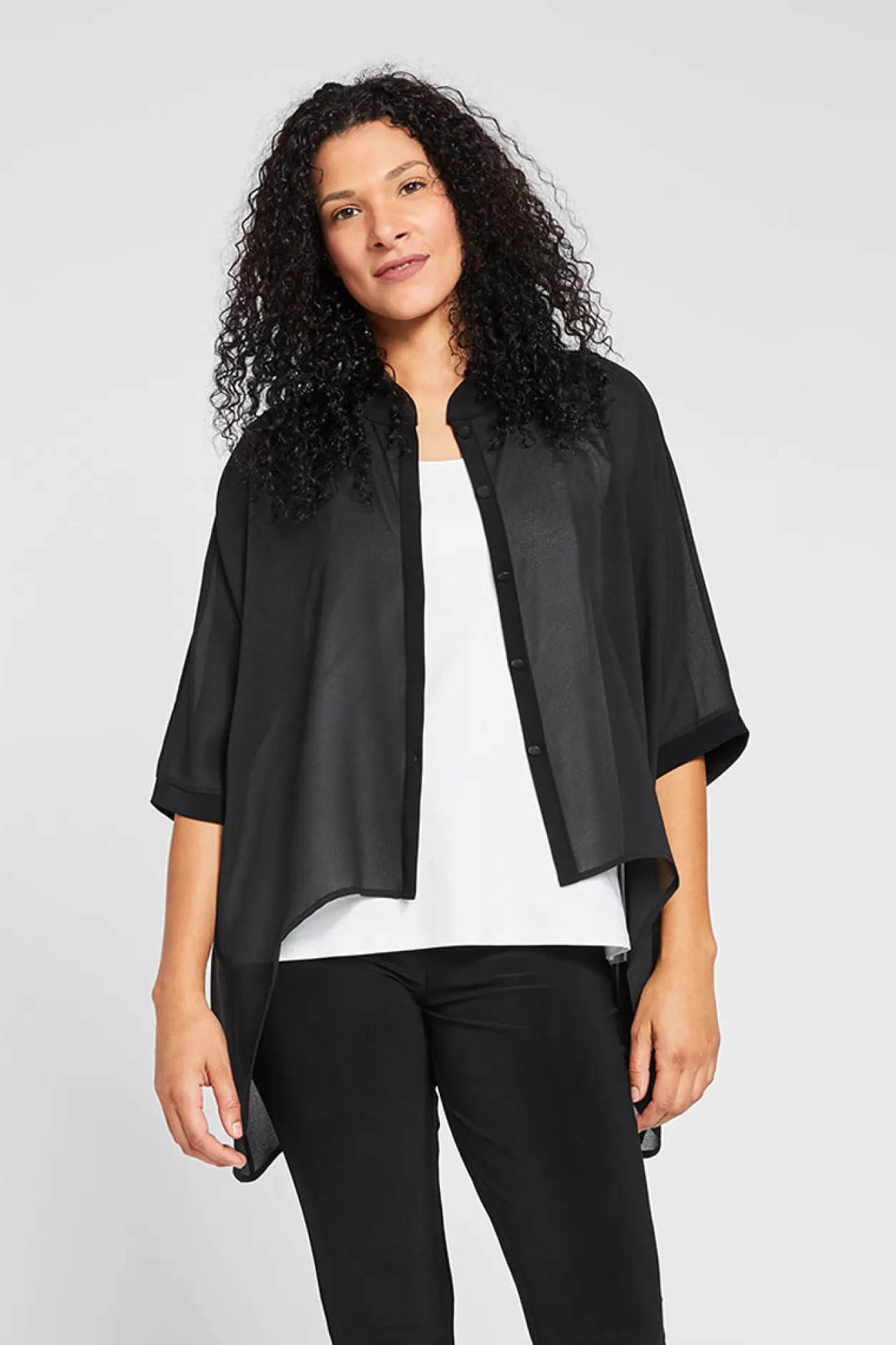 Women Sympli Whisper Boxy Shirt