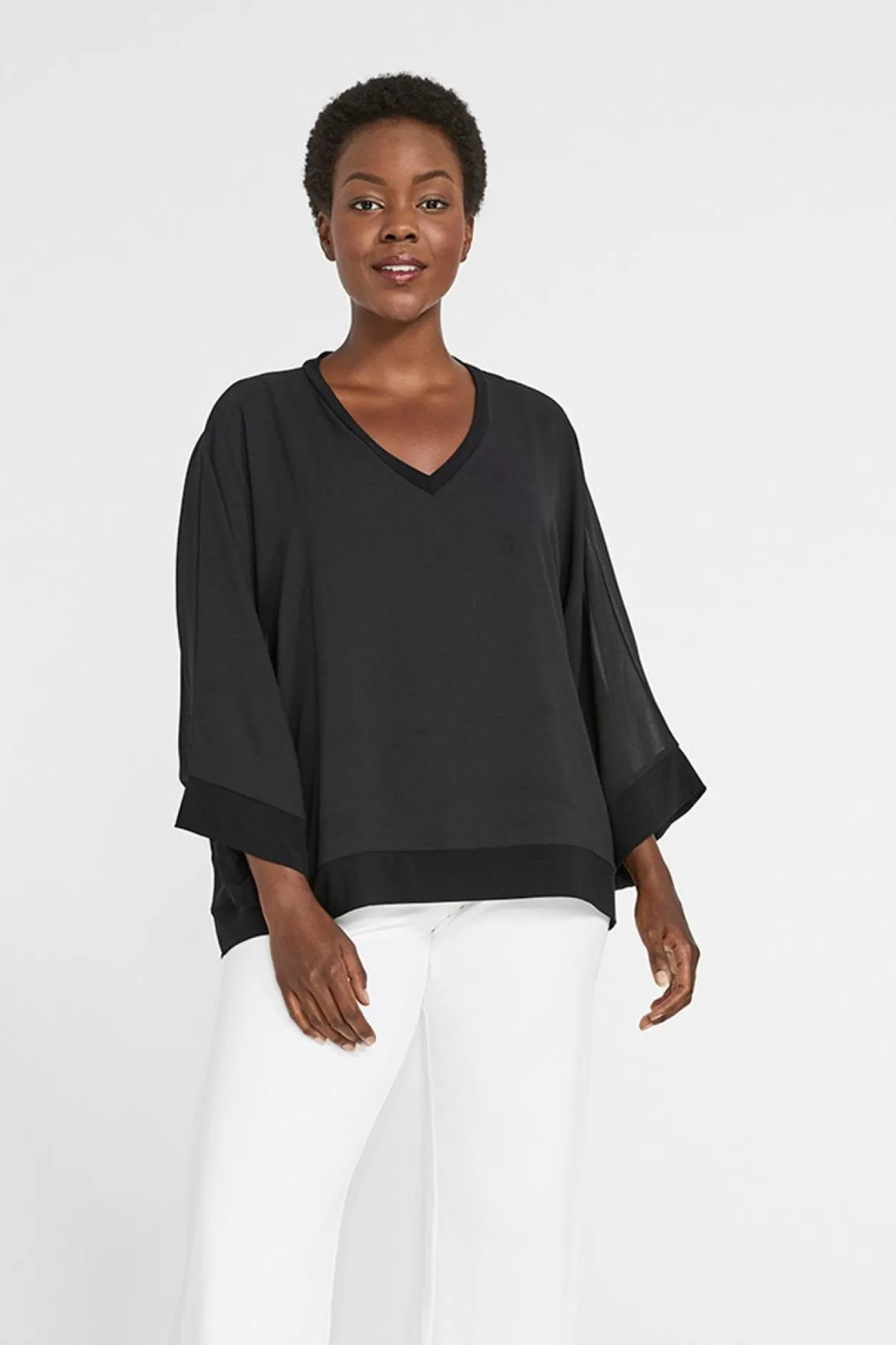 Women Sympli Whisper Double Layer Top